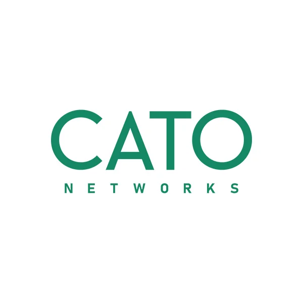 CATO in verde grande, con la scritta NETWORKS sotto, entrambi su sfondo bianco.